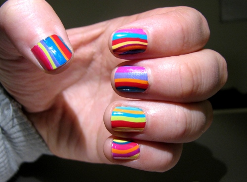 STRIPED Nail Polish! | Grated Expectations