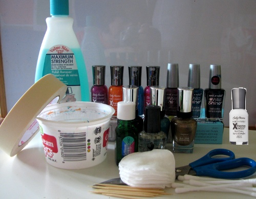 9. Plastic Bag Nail Polish Marbling - wide 10